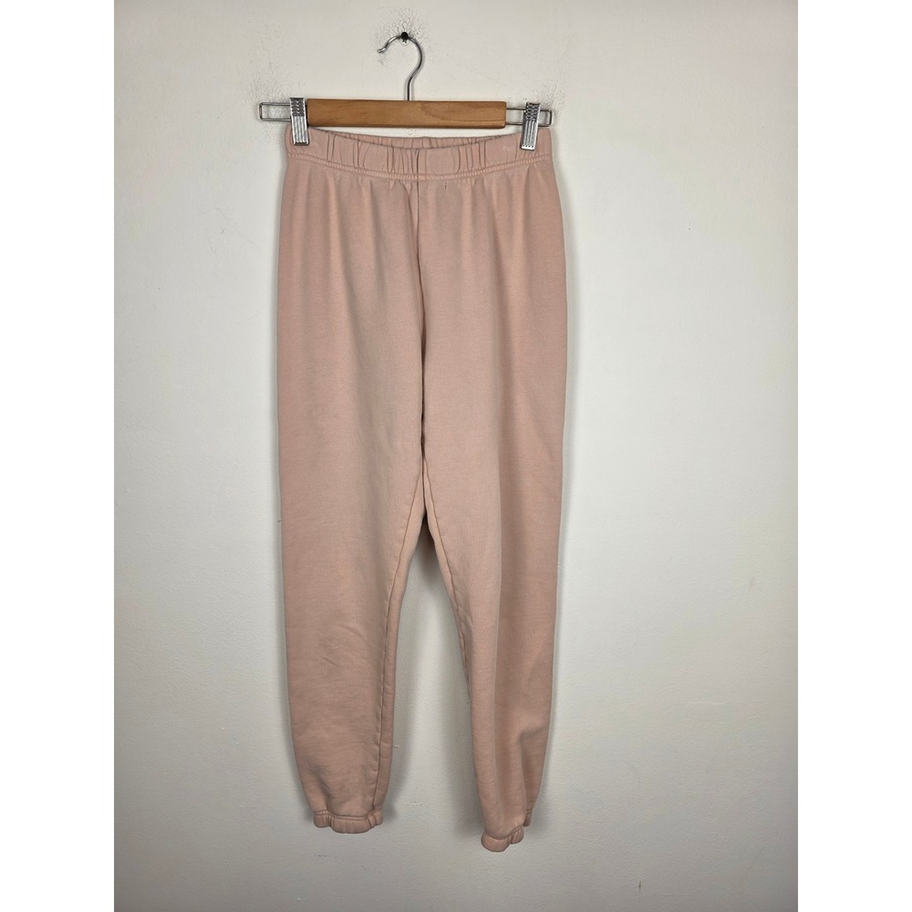 Tna Aritzia CozyAF Fleece Joggers Blush Pink High Rise Sweatpants XS